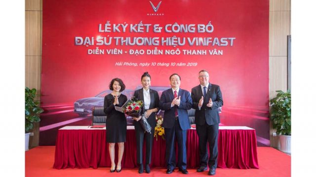 VINFAST CÔNG BỐ NGÔ THANH VÂN LÀ ĐẠI SỨ THƯƠNG HIỆU