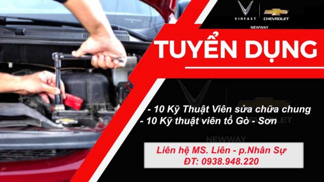 Tuyển dụng Kỹ thuật viên sửa chữa chung – Kỹ thuật viên Gò sơn