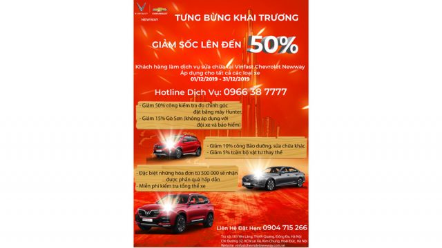 Tưng bừng khai trương – nhận ngàn ưu đãi – giảm sốc lên đến 50%