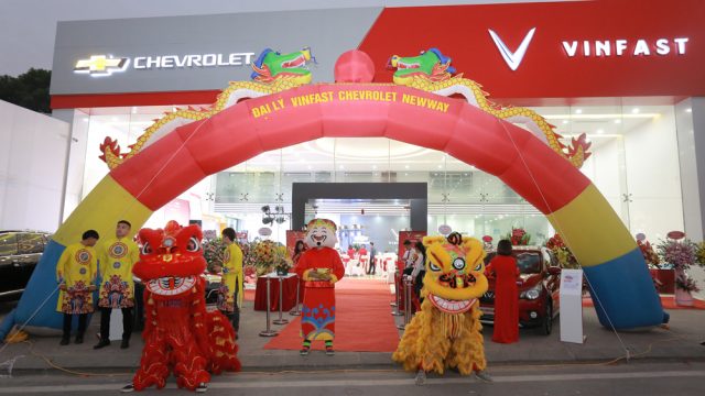 Lễ khai trương đại lý ô tô Vinfast Chevrolet Newway