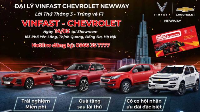 Sự kiện “Lái thử tháng 3 – Trúng Vé F1”