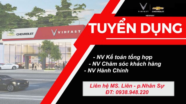 Tuyển Dụng NV Kế toán tổng hợp, NV Hành Chính, NV Chăm sóc KH