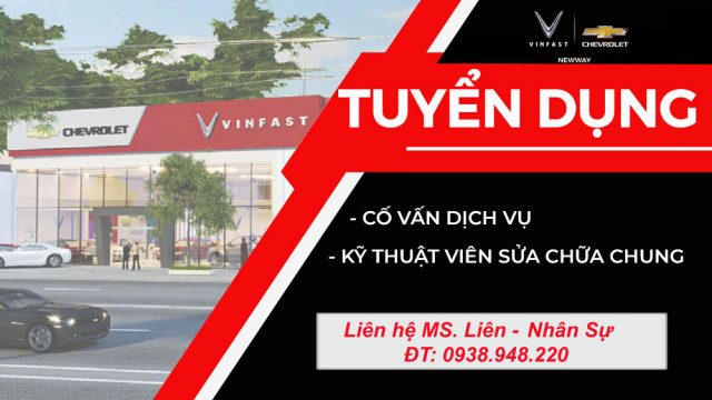 Tuyển Dụng Cố Vấn Dịch Vụ & Kỹ Thuật Viên tháng 8-2020
