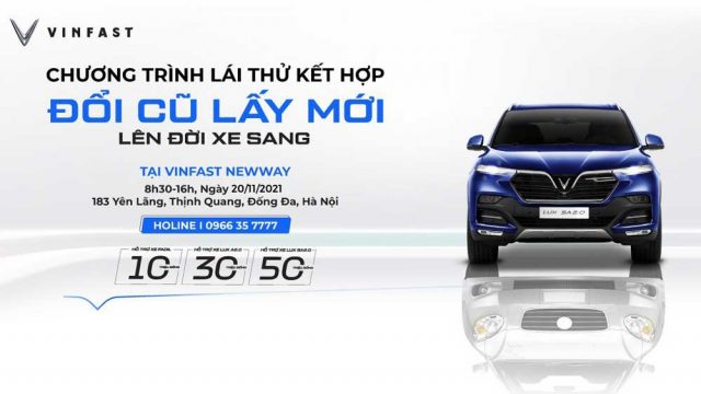 SỰ KIỆN LÁI THỬ XE VINFAST KẾT HỢP ĐỔI CŨ – LẤY MỚI TẠI VINFAST NEWWAY