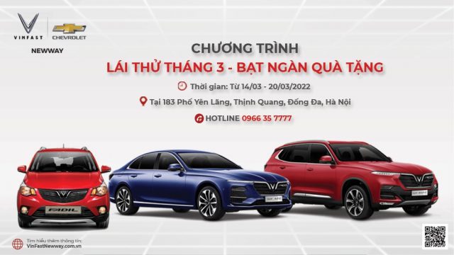 Lái thử tháng 3 – Bạt ngàn quà tặng