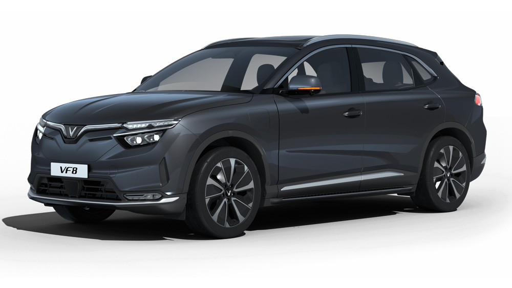 vinfast vf 8 mau xam