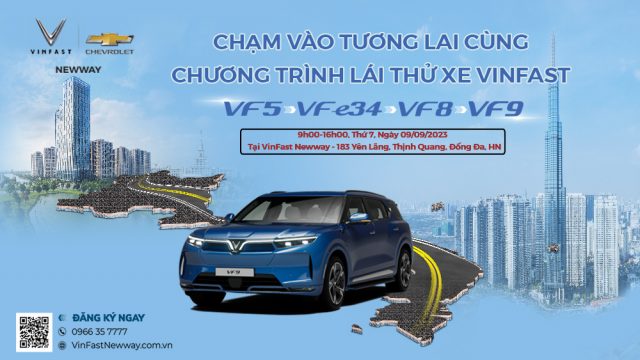 LÁI THỬ XE Ô TÔ ĐIỆN THÔNG MINH VINFAST THÁNG 9