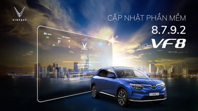 VinFast thông báo triển khai cập nhật phần mềm FRS 8.7.9.2 cho ô tô điện VF 8